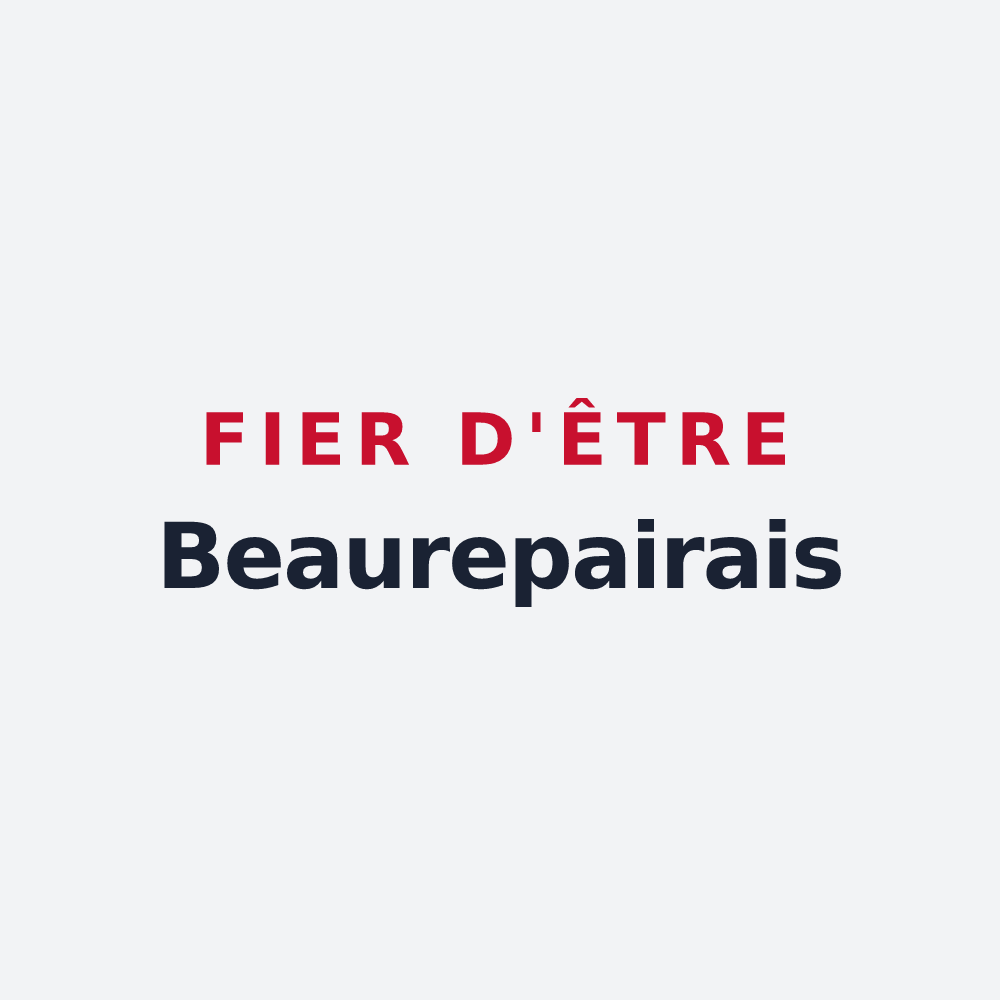 Poster « Fier d'être Beaurepairais » — design pour Beaurepaire