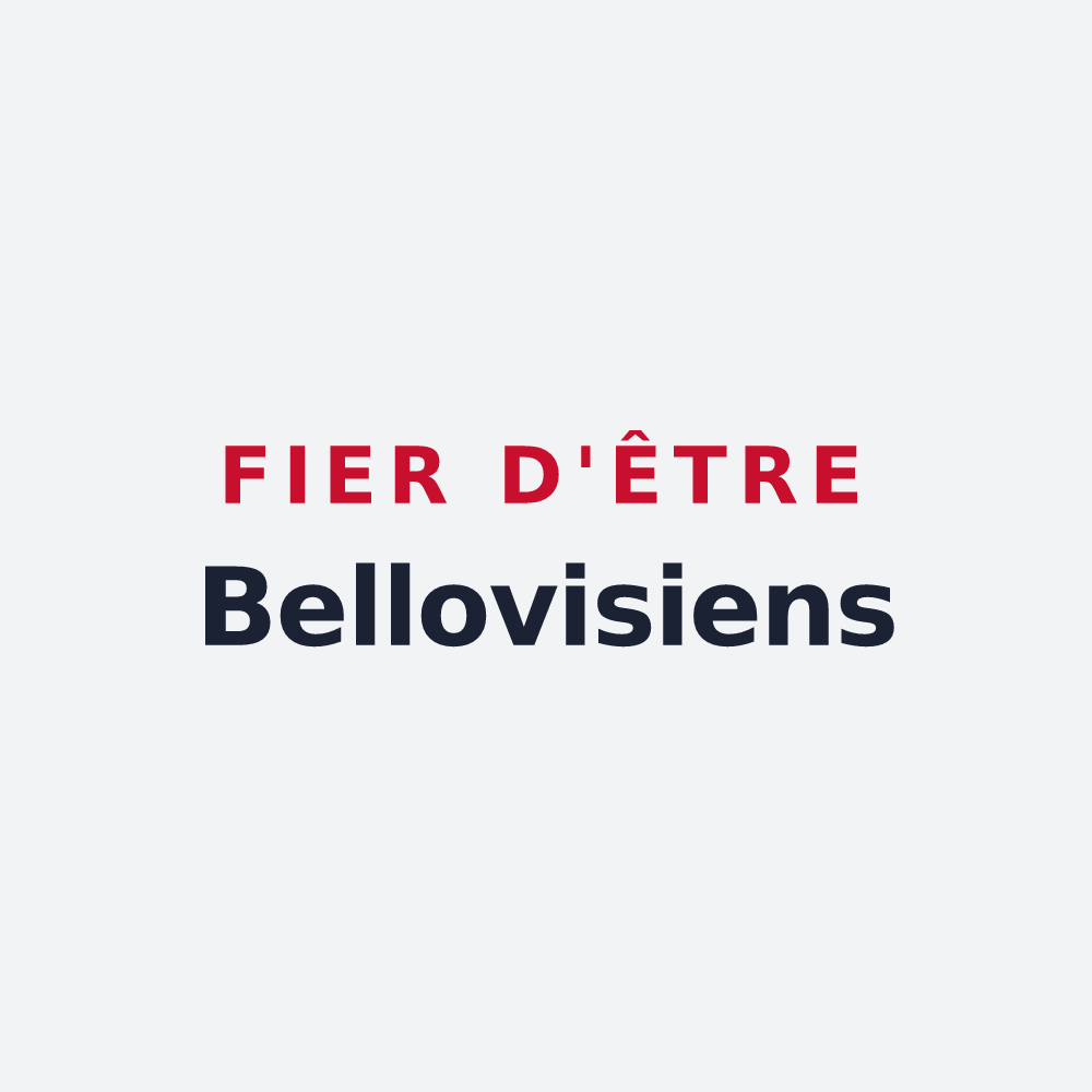 Poster « Fier d'être Bellovisiens » — design pour Beaurevoir