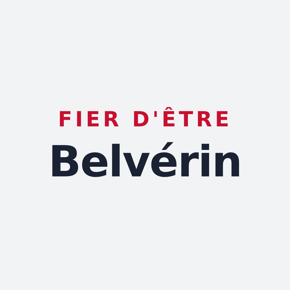 Poster « Fier d'être Belvérin » — design pour Beauvoir-sur-Mer