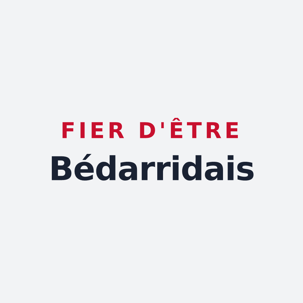 Poster « Fier d'être Bédarridais » — design pour Bédarrides