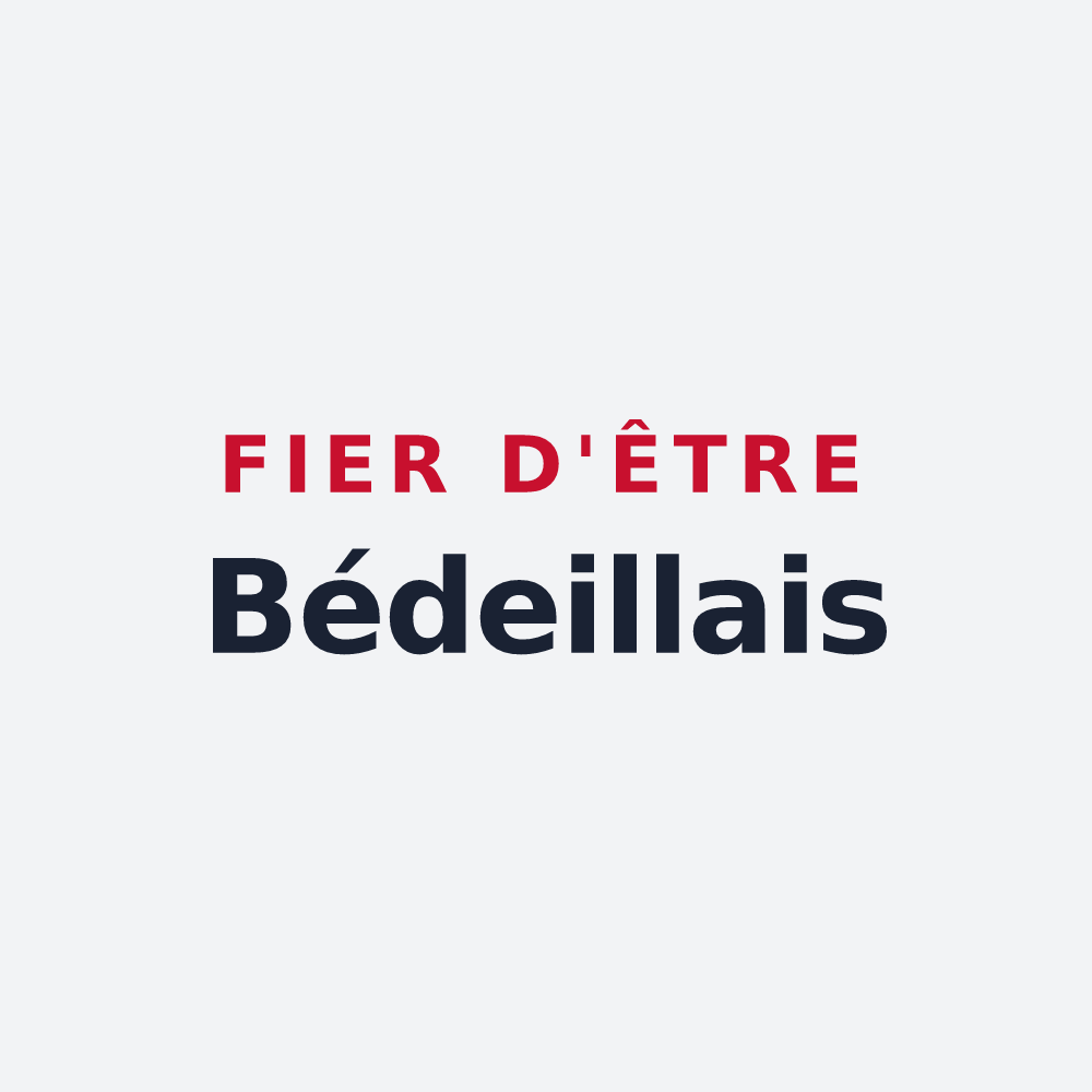 Poster « Fier d'être Bédeillais » — design pour Bédeille