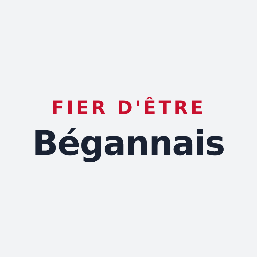 Poster « Fier d'être Bégannais » — design pour Béganne