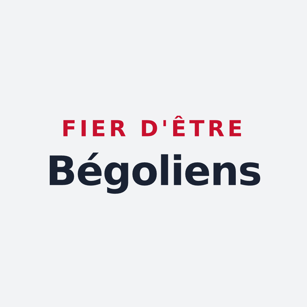 Poster « Fier d'être Bégoliens » — design pour Bégole