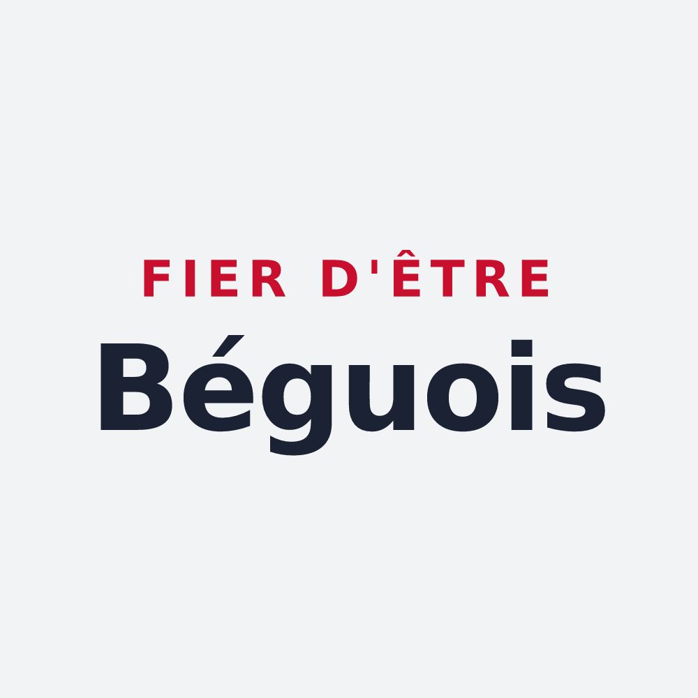 Poster « Fier d'être Béguois » — design pour Bègues