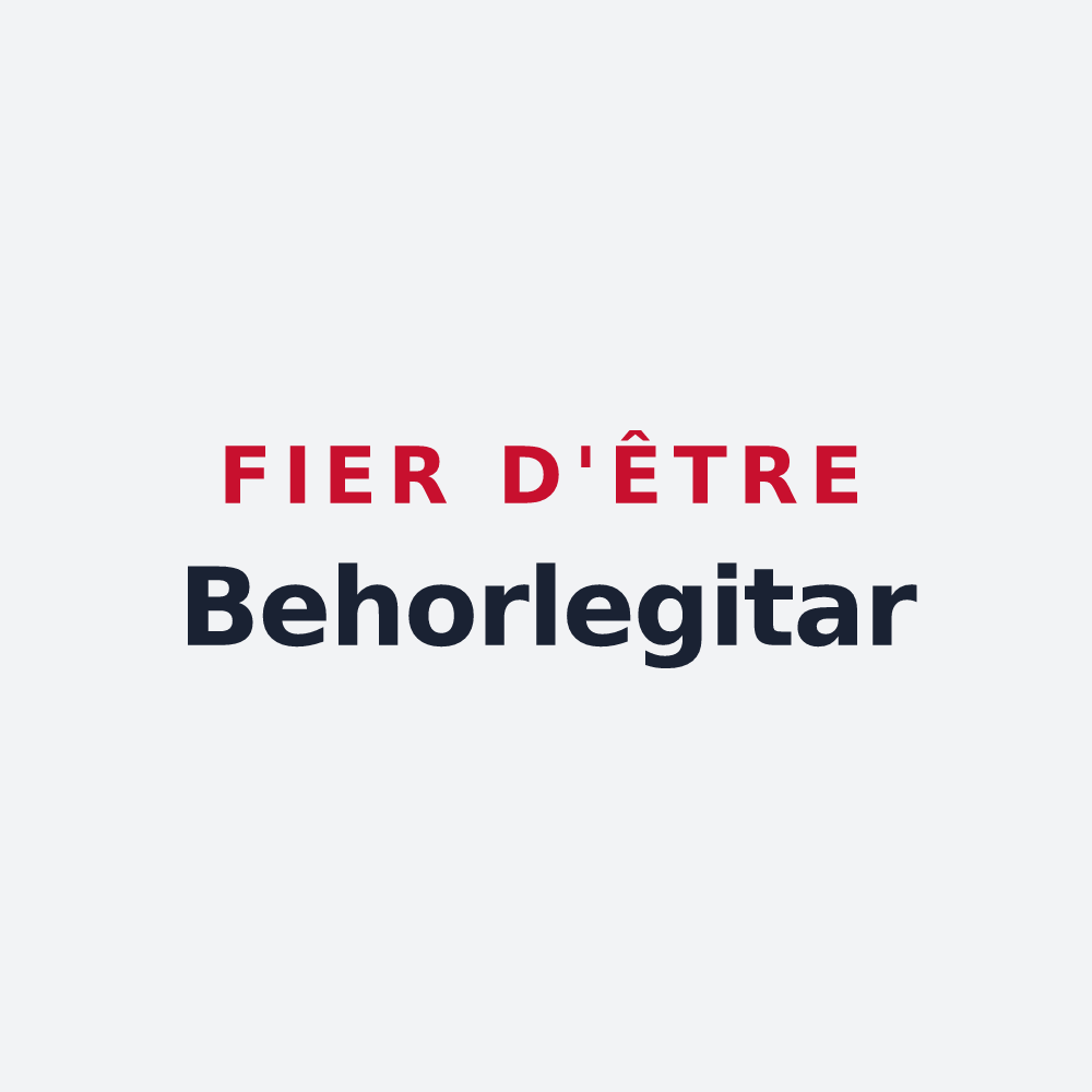 Poster « Fier d'être Behorlegitar » — design pour Béhorléguy