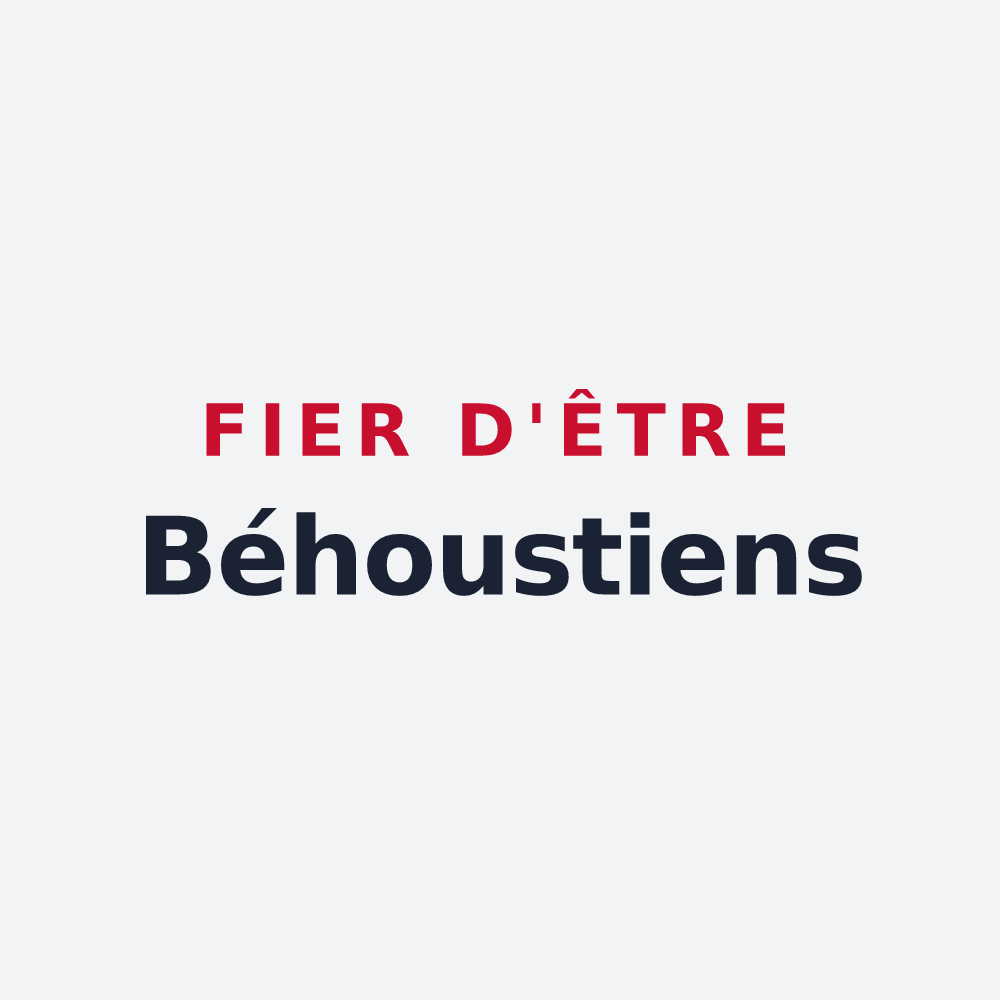 Poster « Fier d'être Béhoustiens » — design pour Béhoust