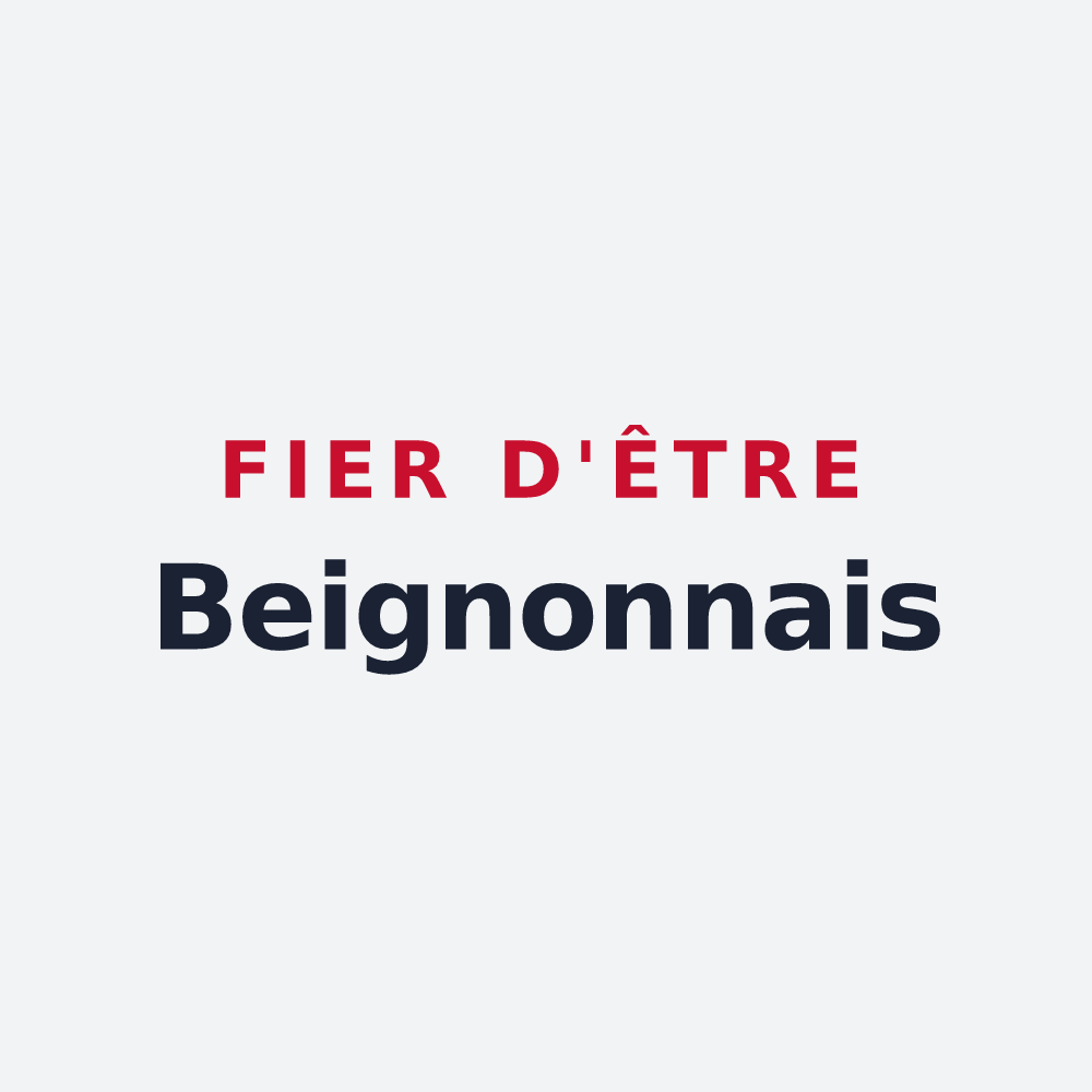 Poster « Fier d'être Beignonnais » — design pour Beignon