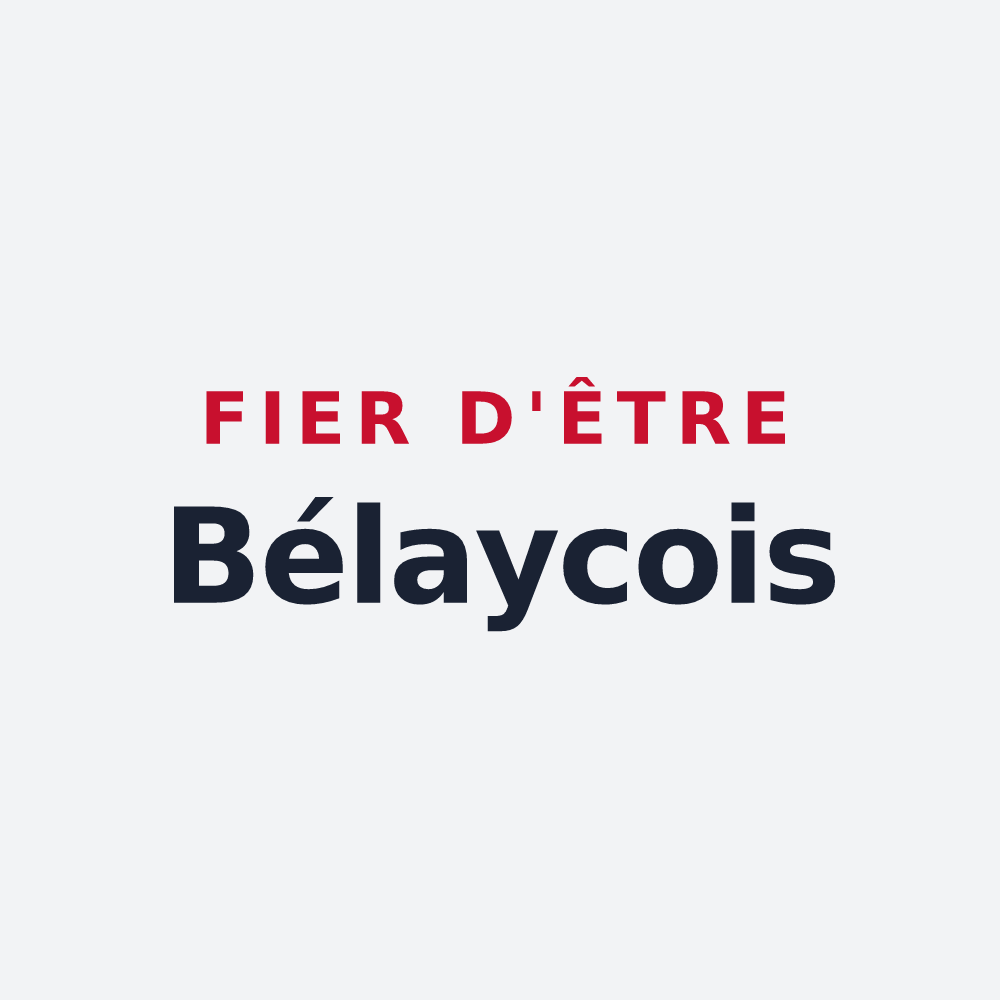 Poster « Fier d'être Bélaycois » — design pour Bélaye