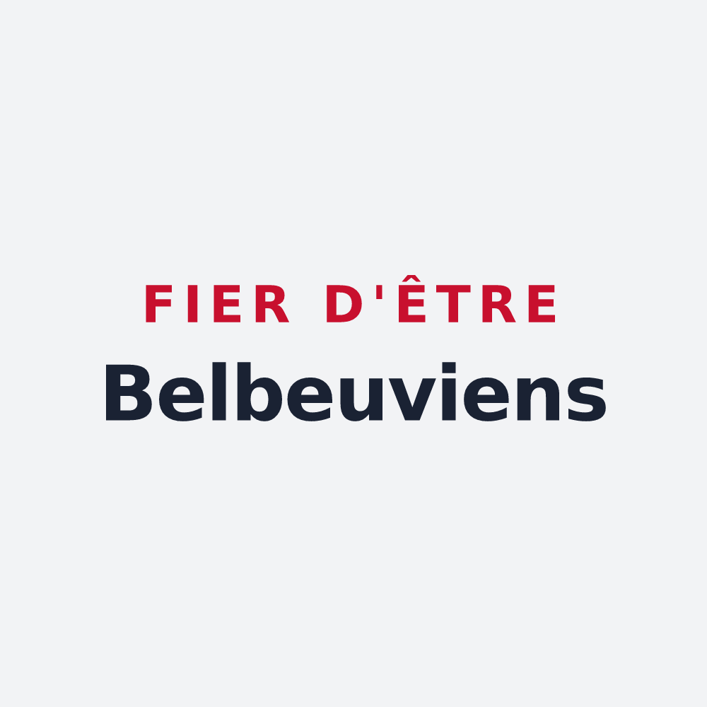 Poster « Fier d'être Belbeuviens » — design pour Belbeuf