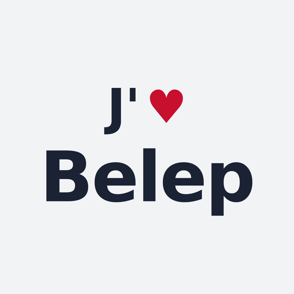 Poster personnalisé Belep — design J'aime Belep