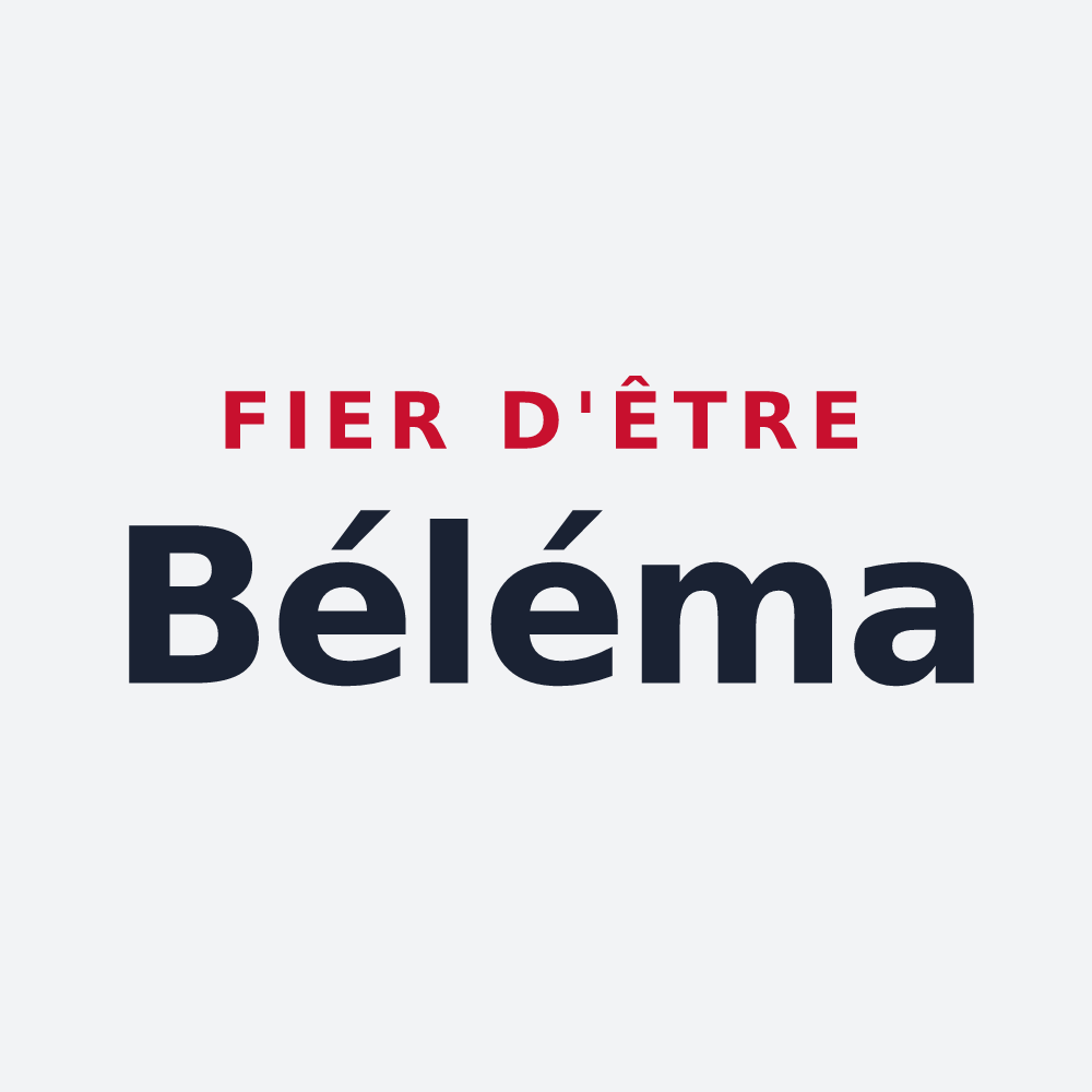 Poster « Fier d'être Béléma » — design pour Belep