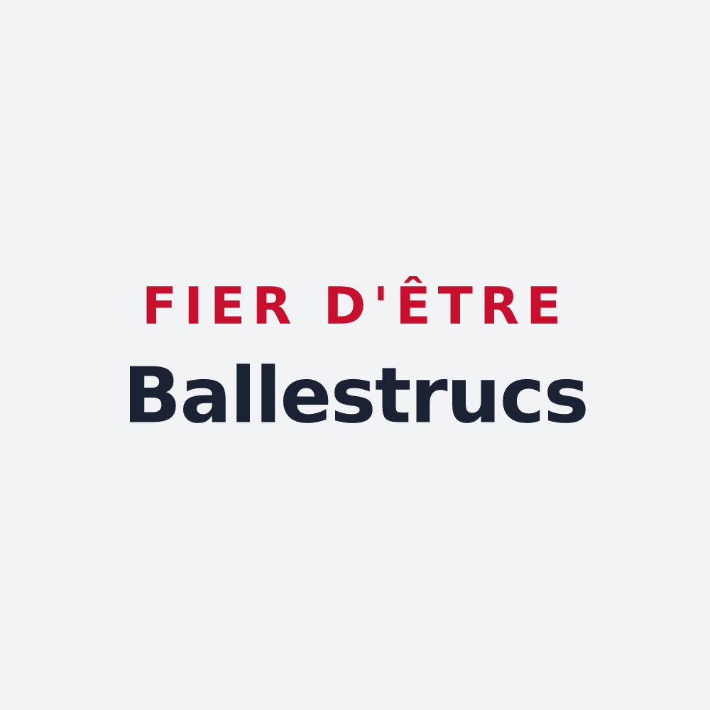 Poster « Fier d'être Ballestrucs » — design pour Bélesta