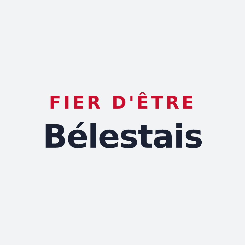 Poster « Fier d'être Bélestais » — design pour Bélesta-en-Lauragais