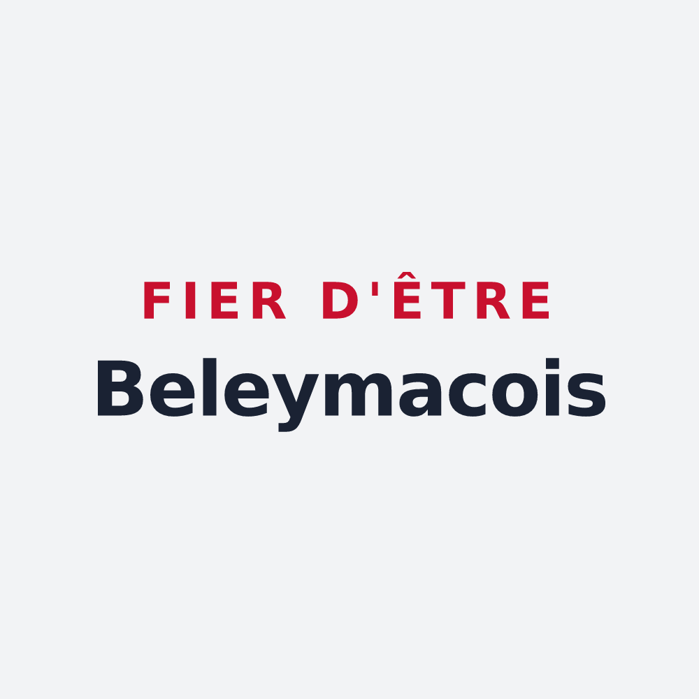 Poster « Fier d'être Beleymacois » — design pour Beleymas