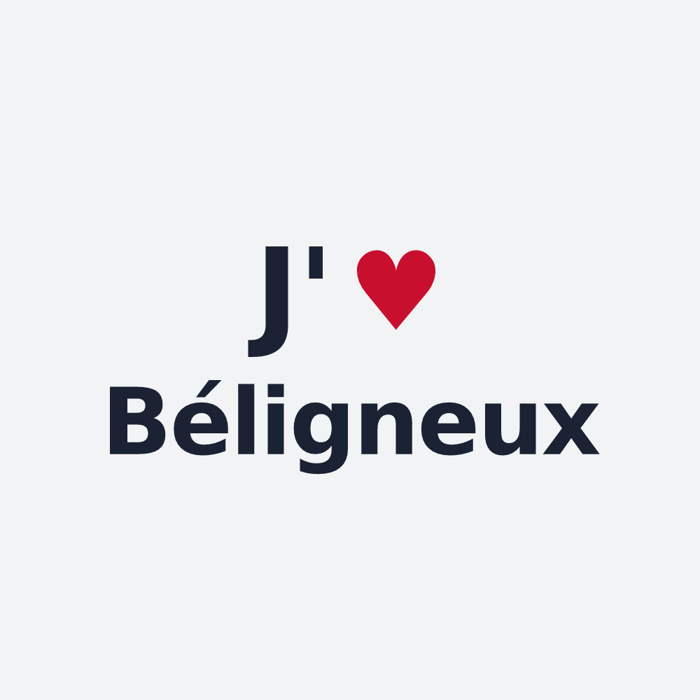 Poster personnalisé Béligneux — design J'aime Béligneux