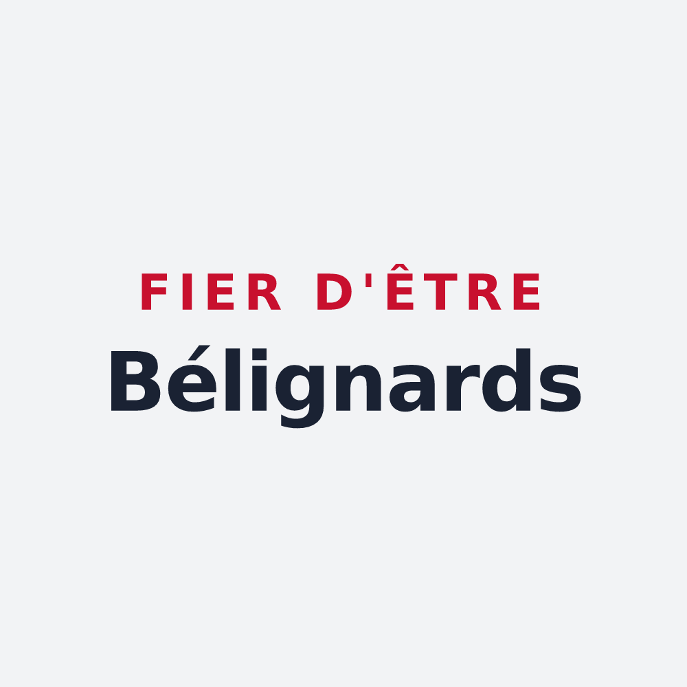 Poster « Fier d'être Bélignards » — design pour Béligneux