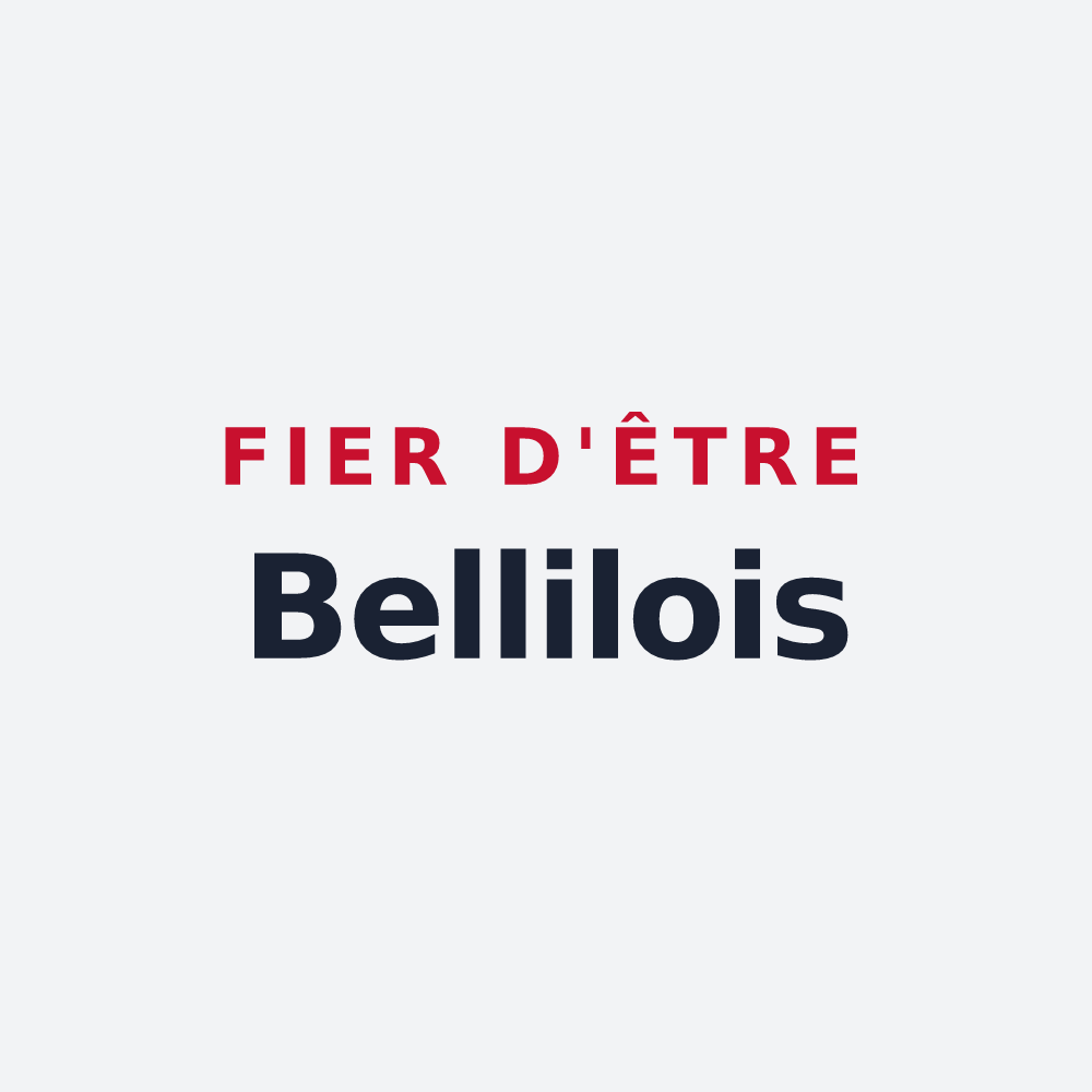 Poster « Fier d'être Bellilois » — design pour Belle-Isle-en-Terre