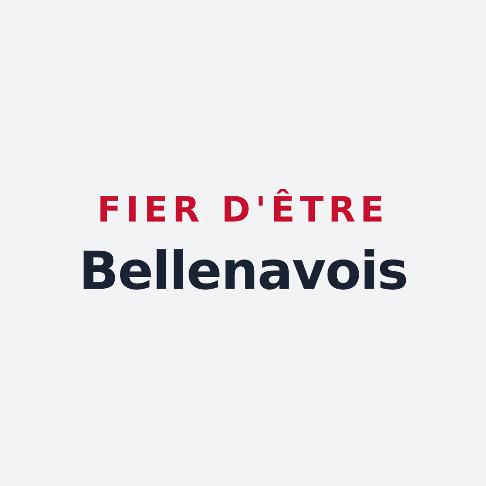 Poster « Fier d'être Bellenavois » — design pour Bellenaves