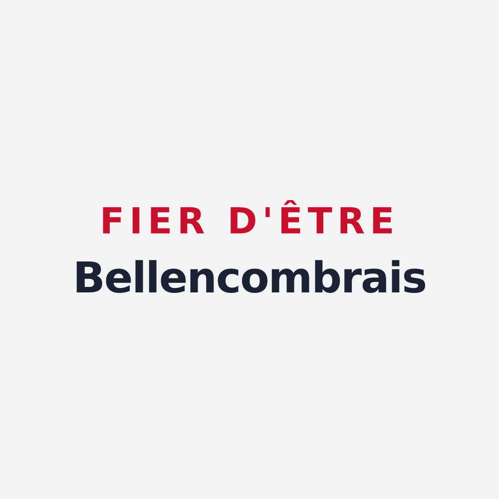 Poster « Fier d'être Bellencombrais » — design pour Bellencombre