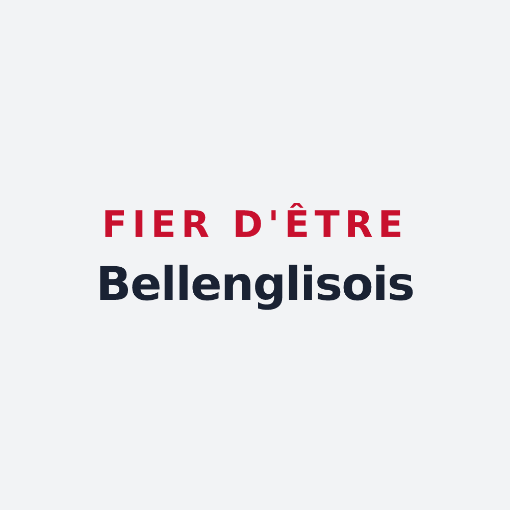 Poster « Fier d'être Bellenglisois » — design pour Bellenglise