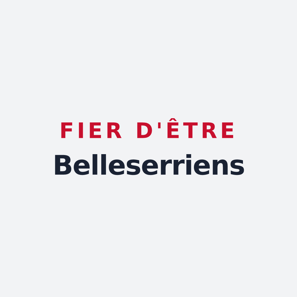 Poster « Fier d'être Belleserriens » — design pour Belleserre