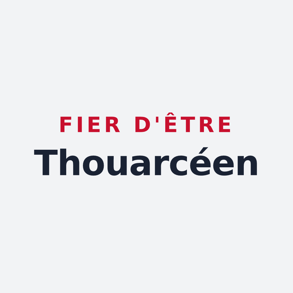 Poster « Fier d'être Thouarcéen » — design pour Bellevigne-en-Layon