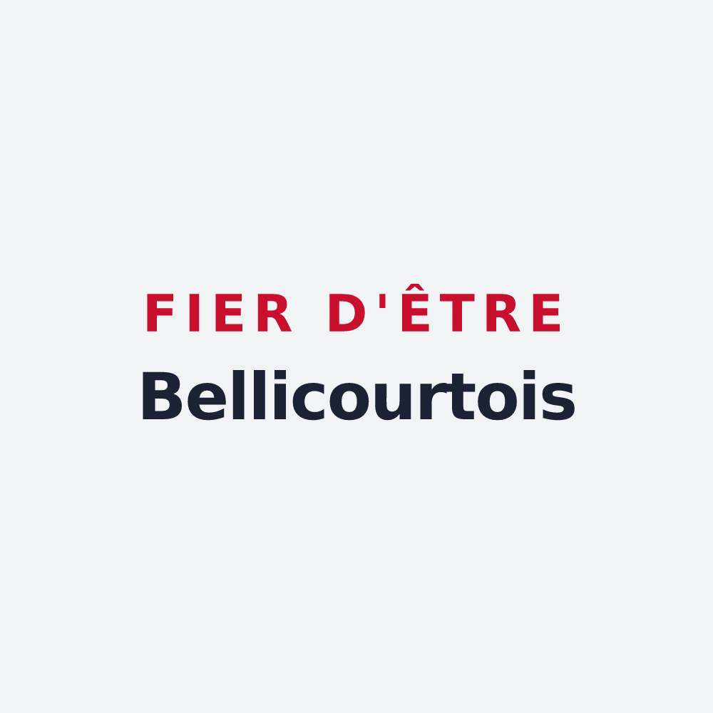 Poster « Fier d'être Bellicourtois » — design pour Bellicourt