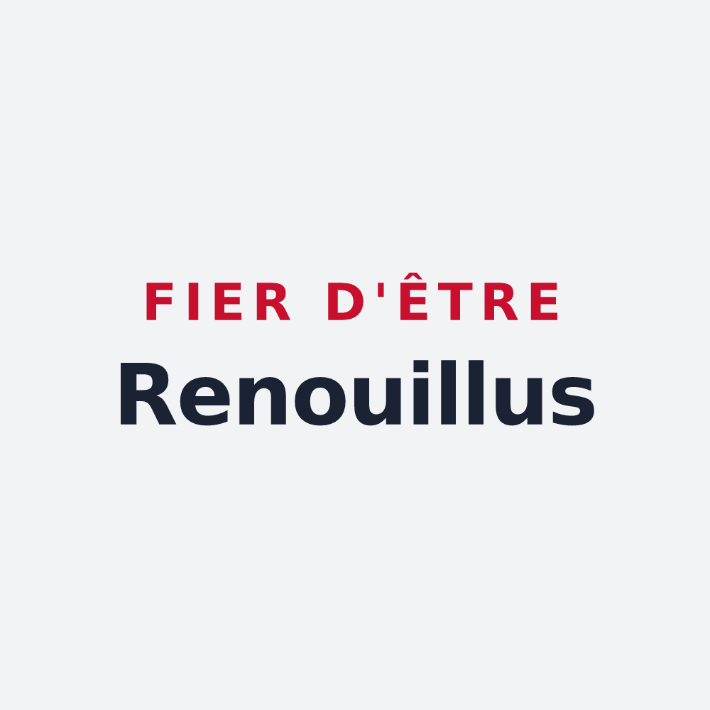 Poster « Fier d'être Renouillus » — design pour Bellignat