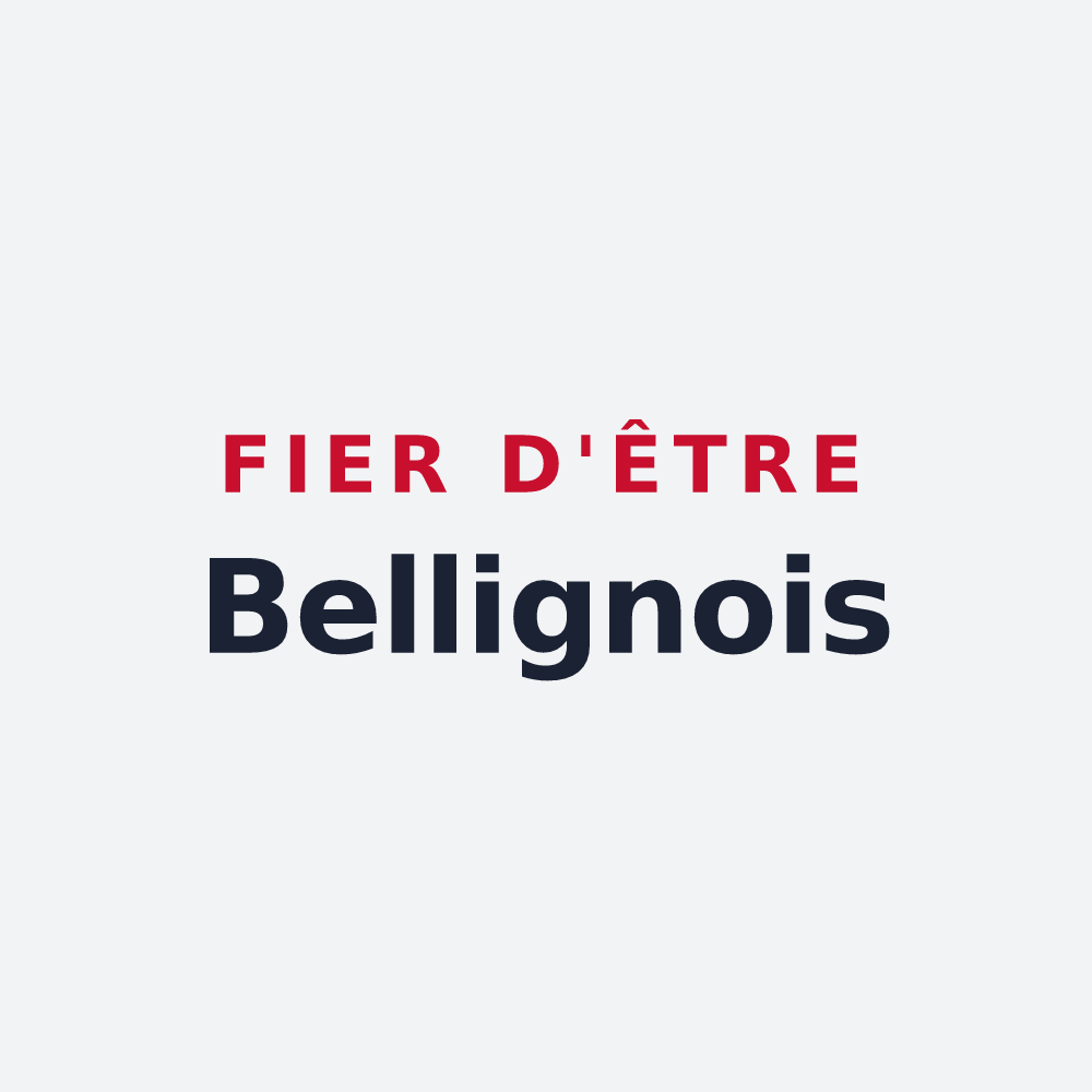 Poster « Fier d'être Bellignois » — design pour Bellignies
