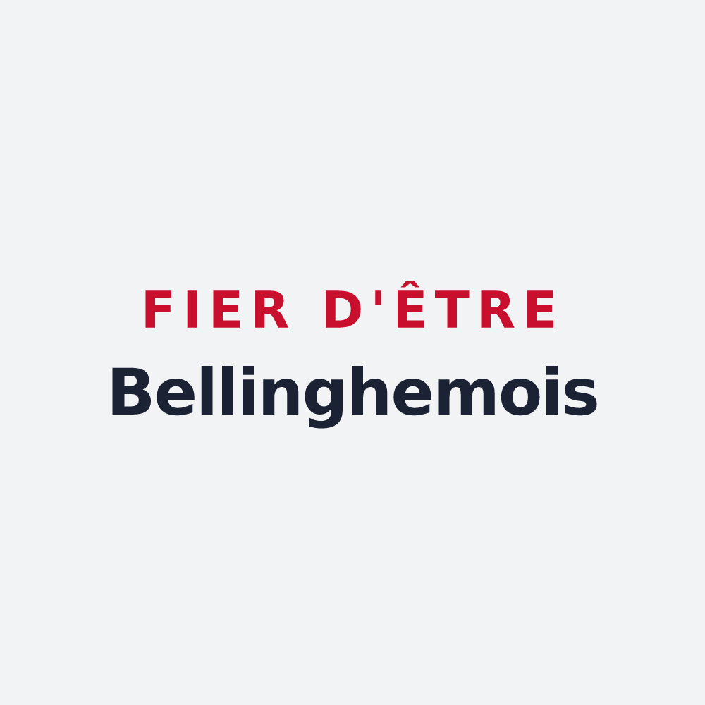 Poster « Fier d'être Bellinghemois » — design pour Bellinghem