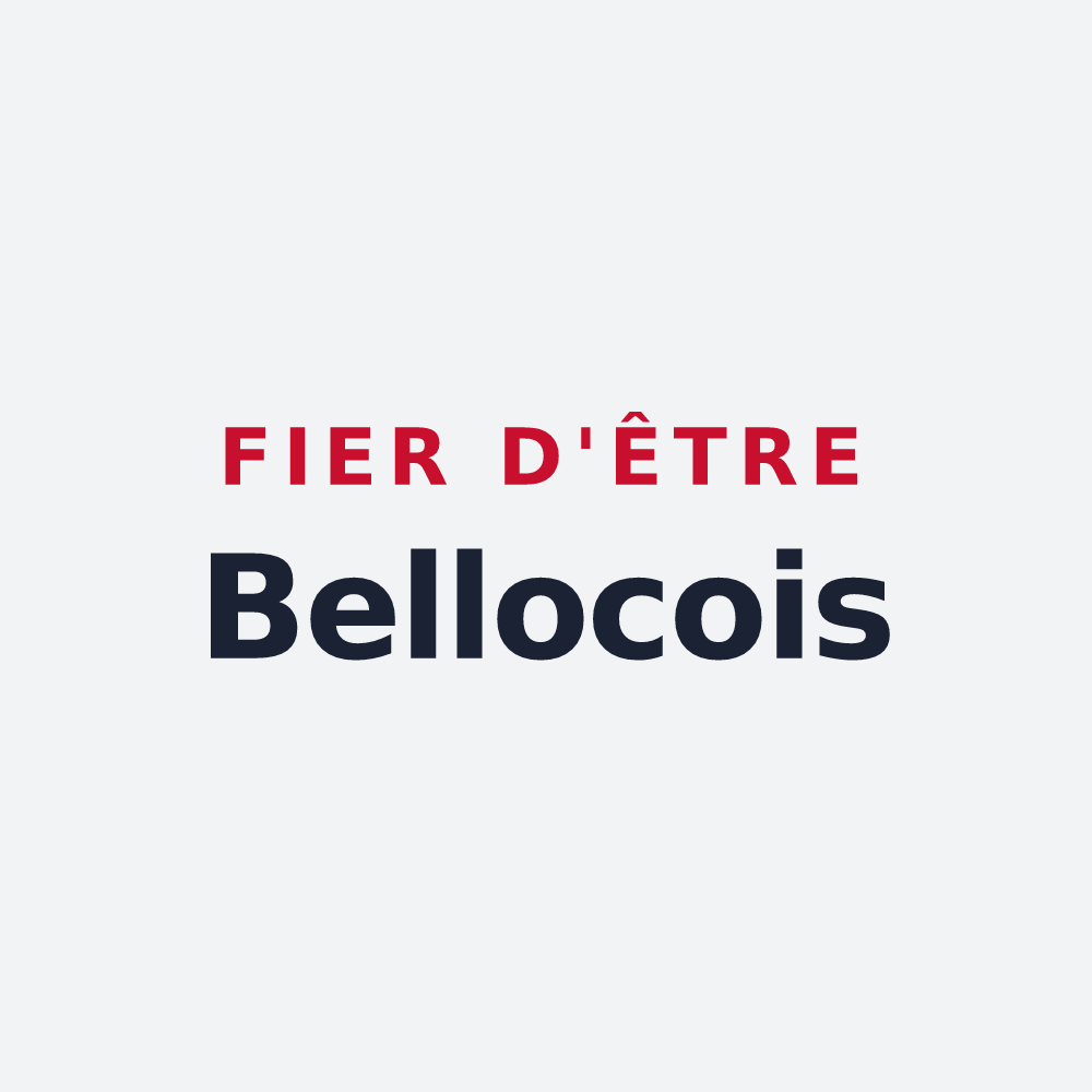 Poster « Fier d'être Bellocois » — design pour Belloc