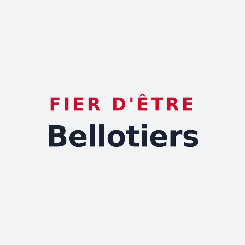 Poster « Fier d'être Bellotiers » — design pour Bellot