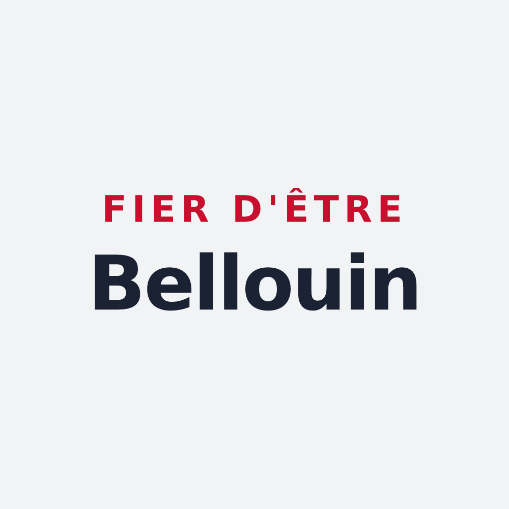 Poster « Fier d'être Bellouin » — design pour Bellou-en-Houlme
