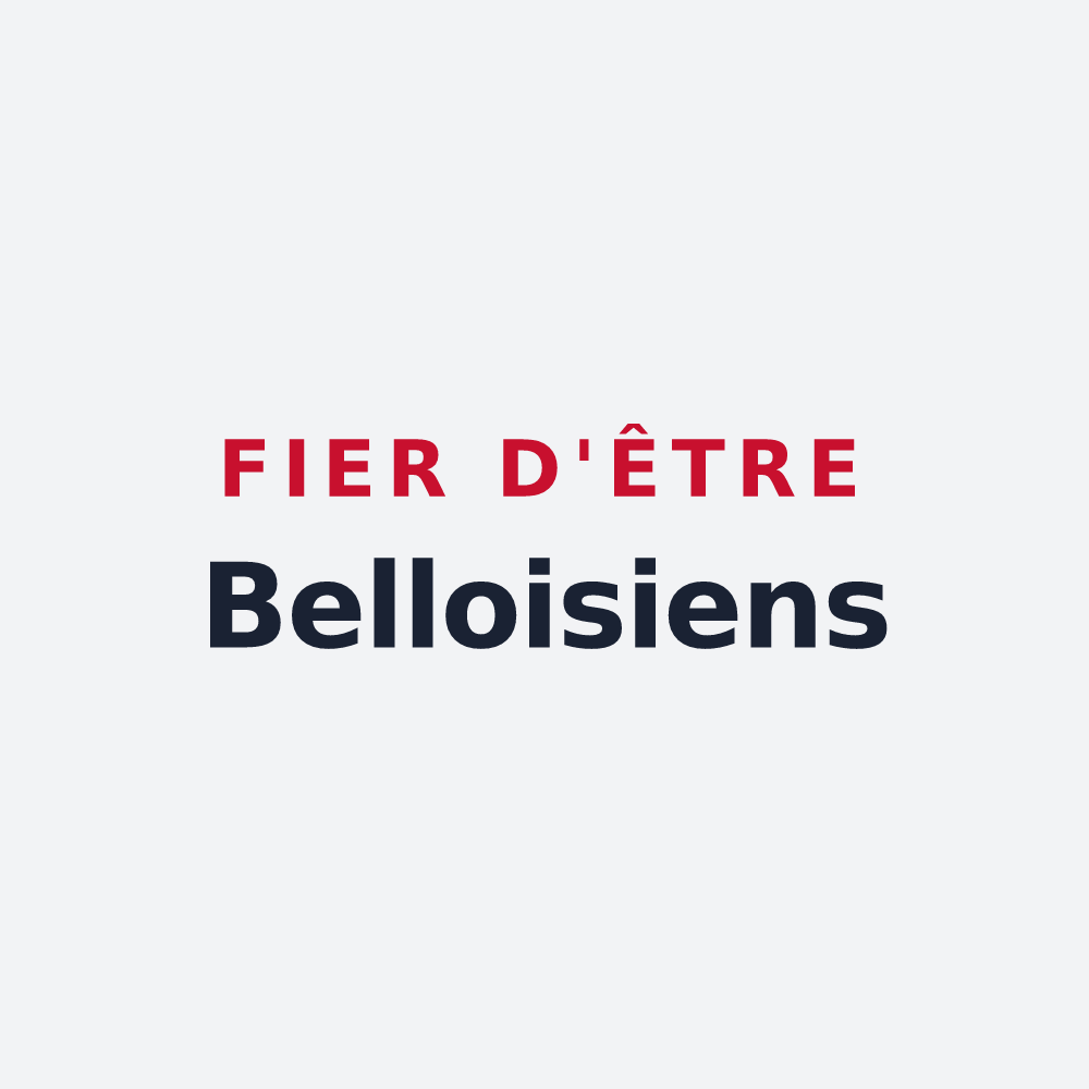 Poster « Fier d'être Belloisiens » — design pour Belloy-en-France