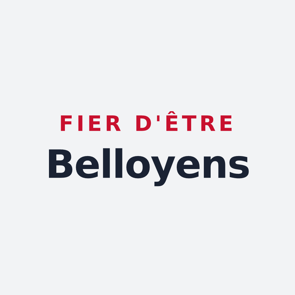 Poster « Fier d'être Belloyens » — design pour Belloy-en-Santerre