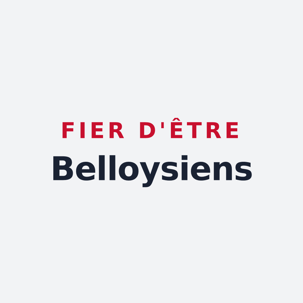 Poster « Fier d'être Belloysiens » — design pour Belloy-Saint-Léonard