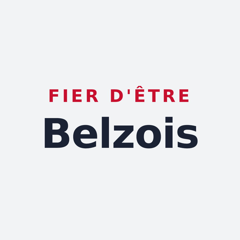 Poster « Fier d'être Belzois » — design pour Belz