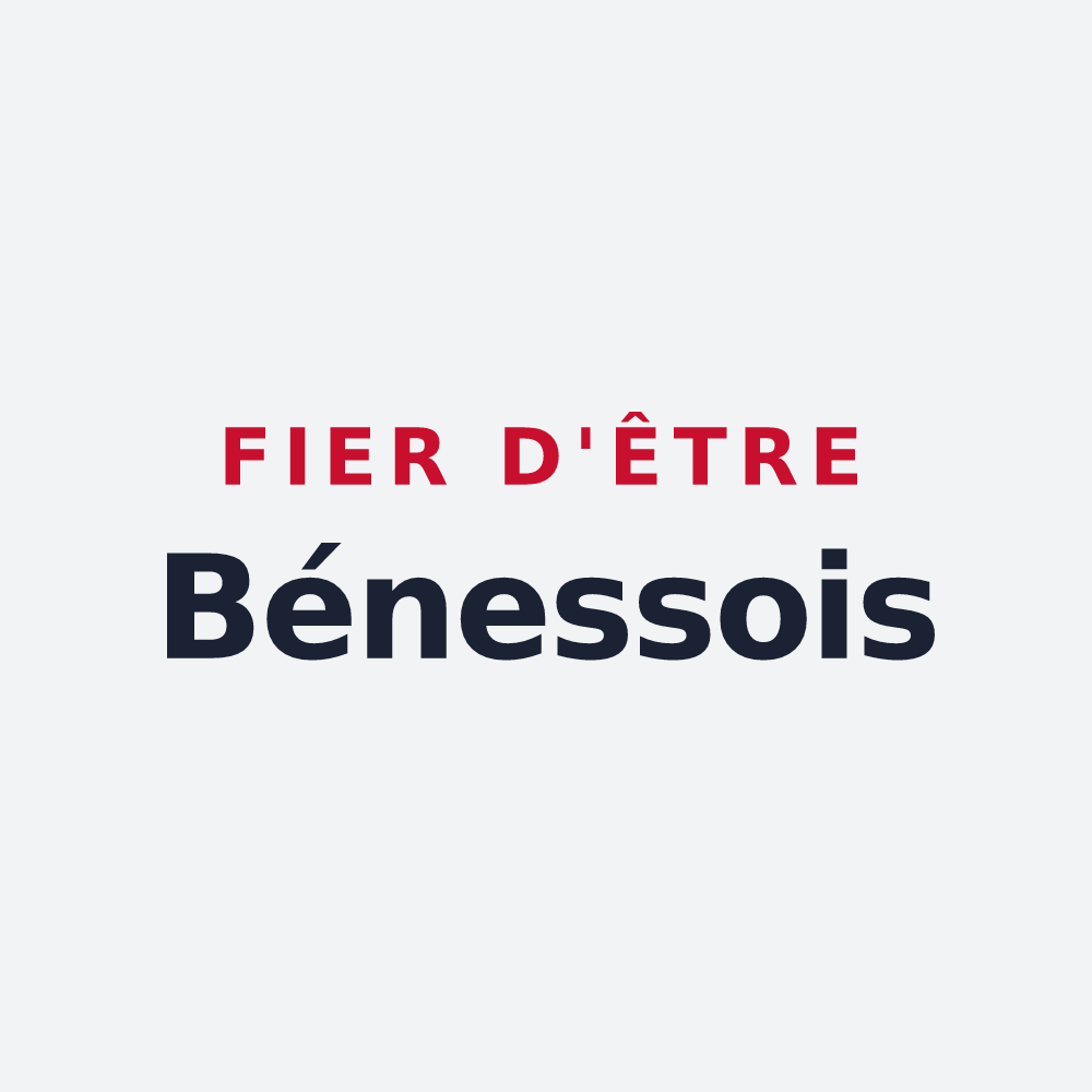 Poster « Fier d'être Bénessois » — design pour Bénesse-Maremne