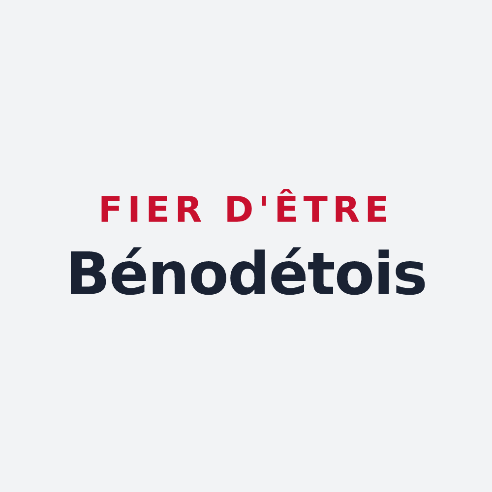 Poster « Fier d'être Bénodétois » — design pour Bénodet