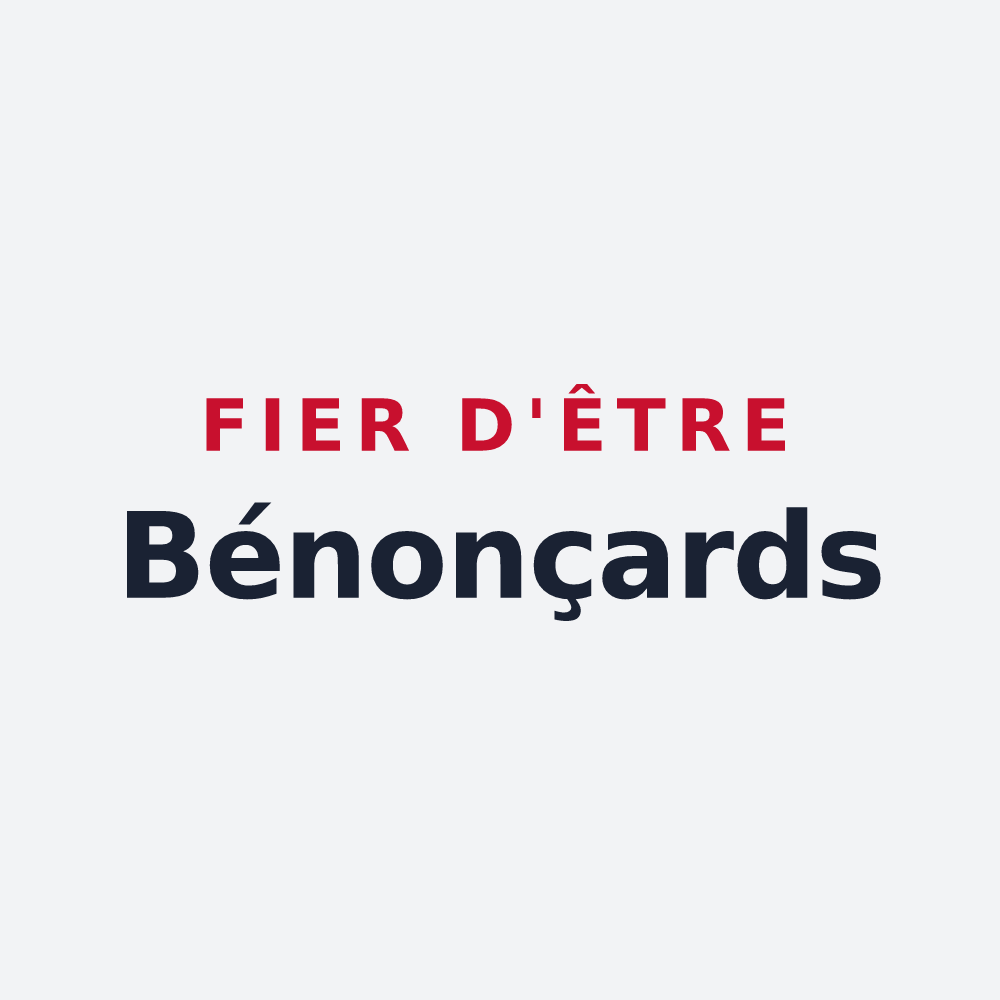 Poster « Fier d'être Bénonçards » — design pour Bénonces