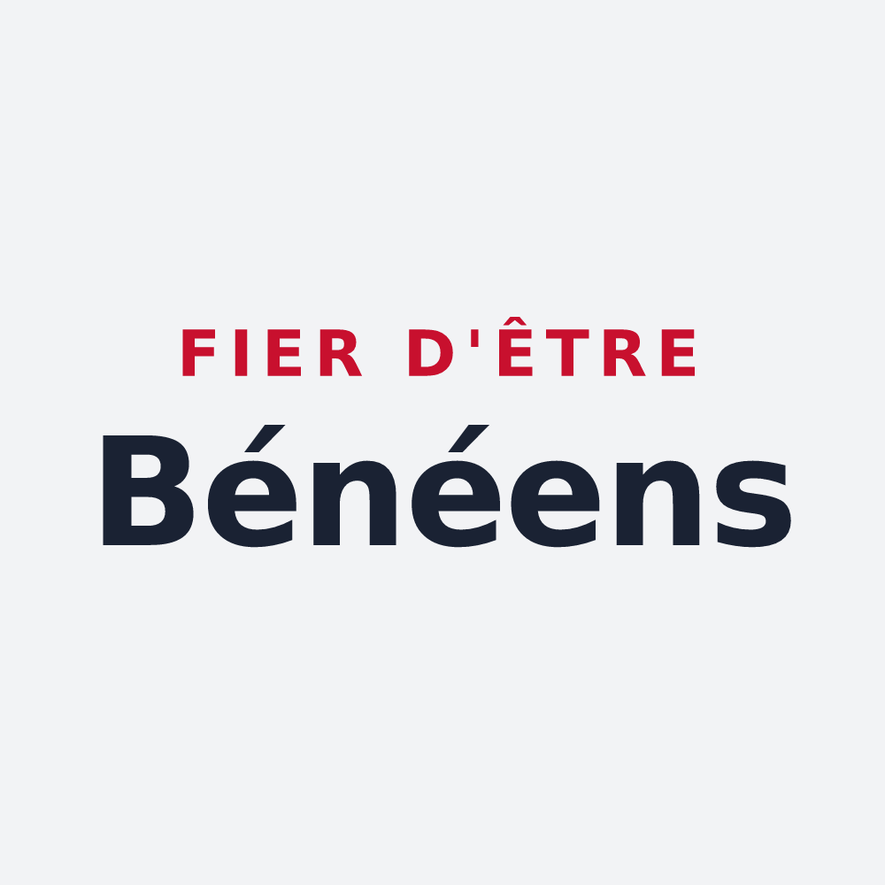 Poster « Fier d'être Bénéens » — design pour Bény
