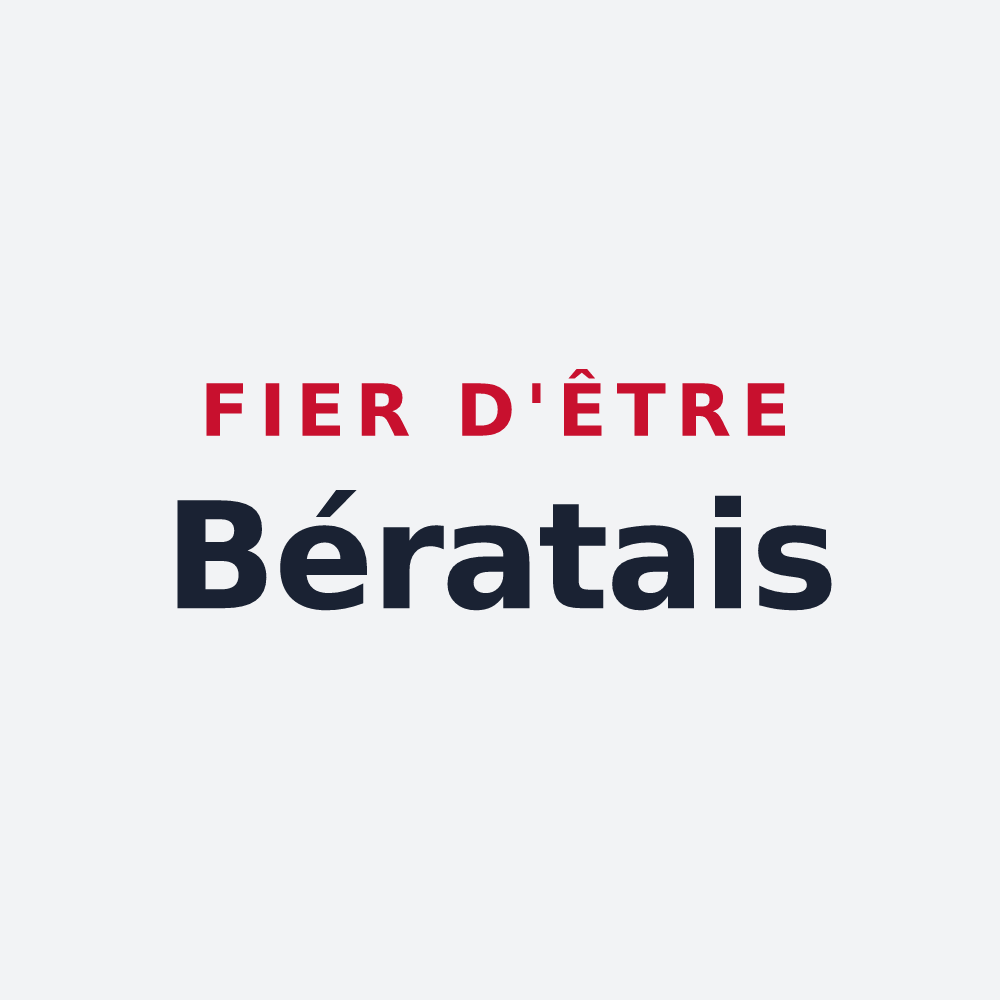 Poster « Fier d'être Bératais » — design pour Bérat