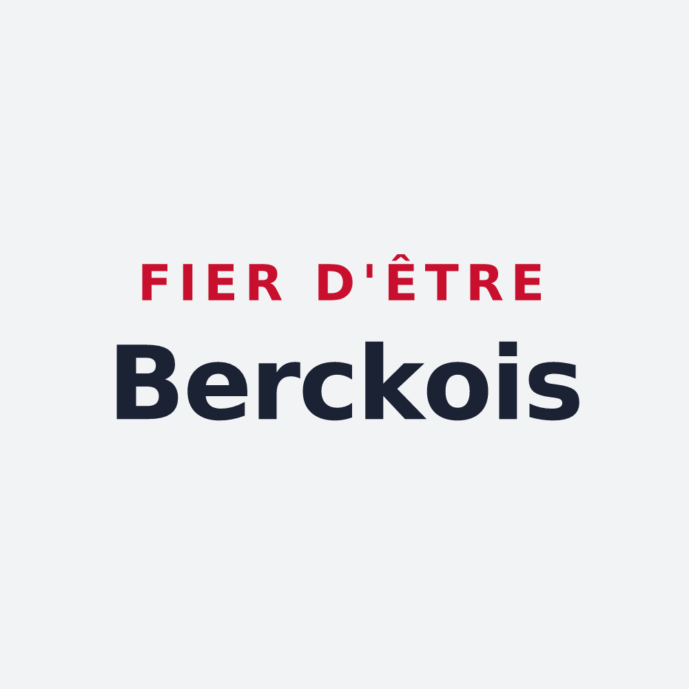 Poster « Fier d'être Berckois » — design pour Berck