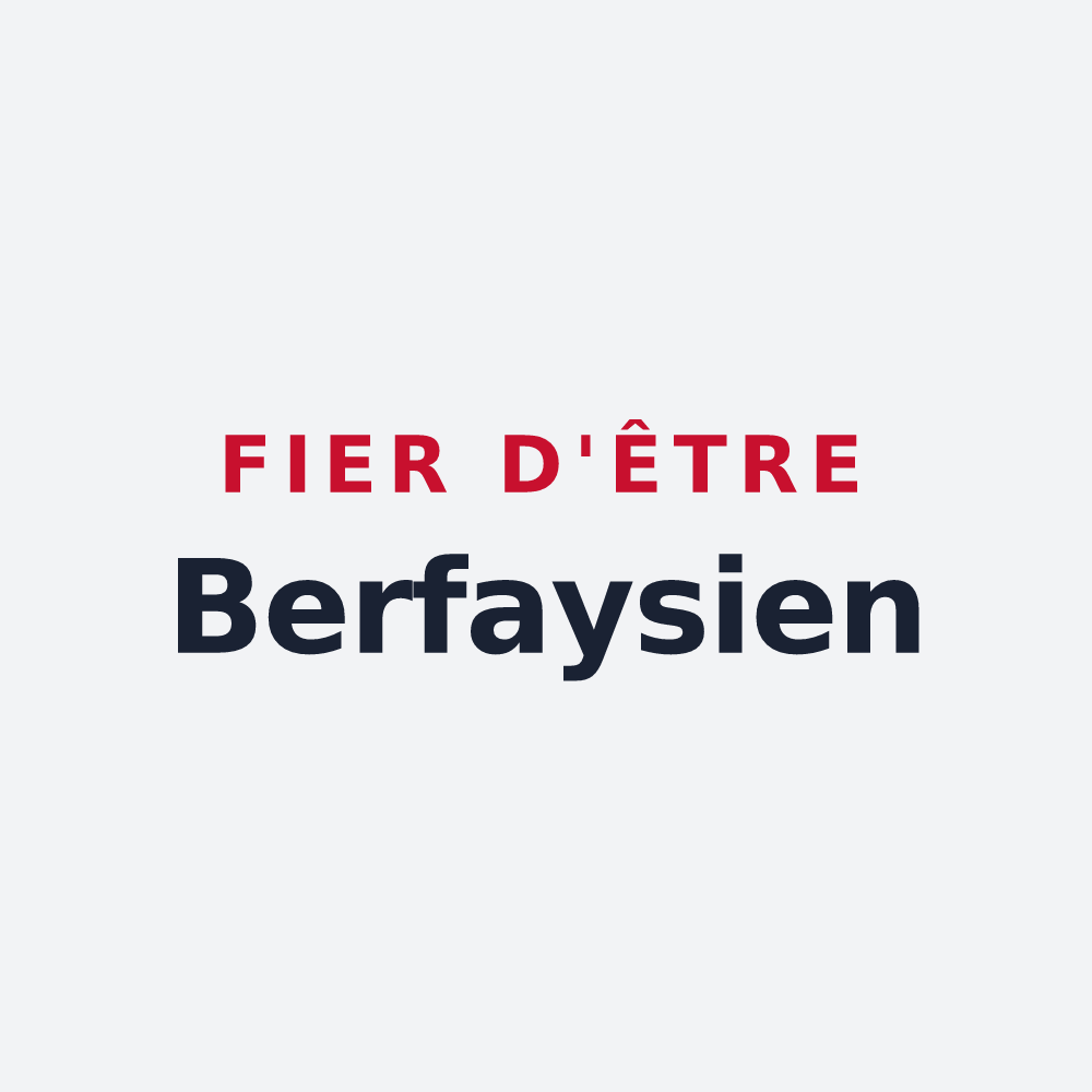 Poster « Fier d'être Berfaysien » — design pour Berfay