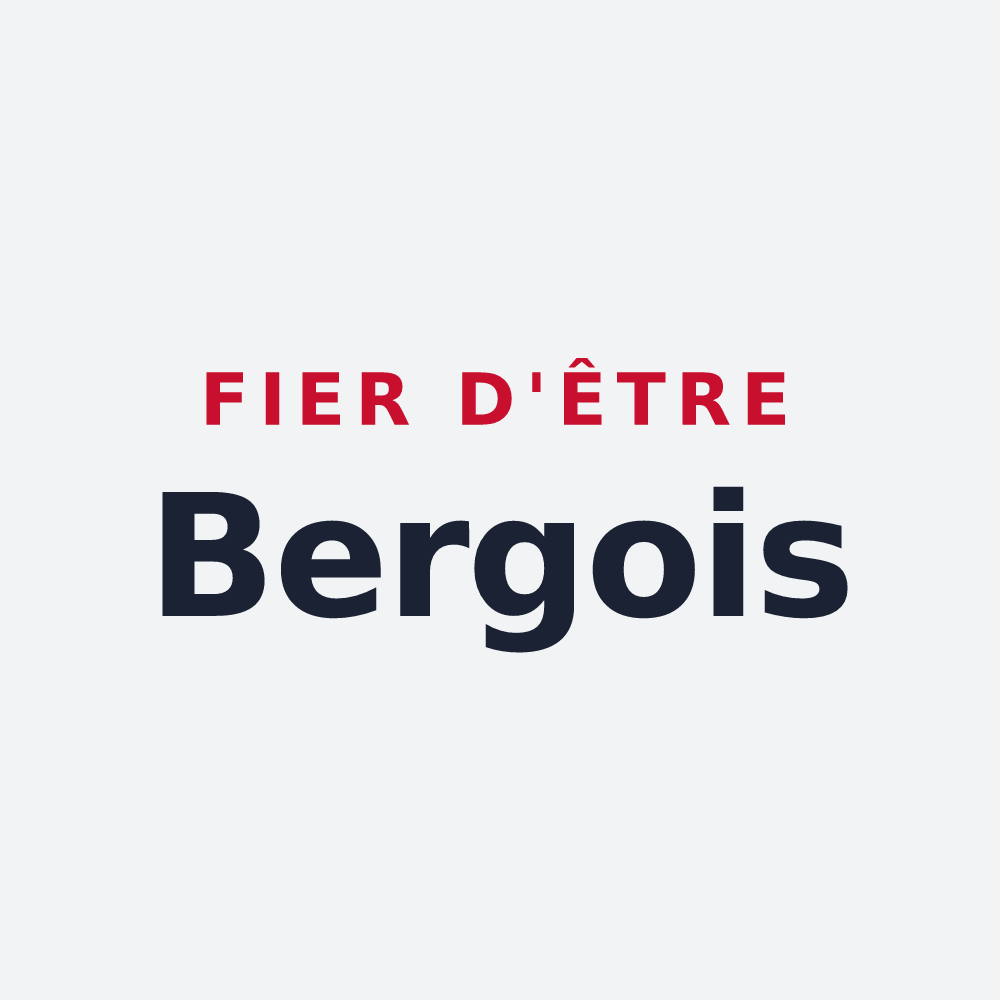 Poster « Fier d'être Bergois » — design pour Berg-sur-Moselle