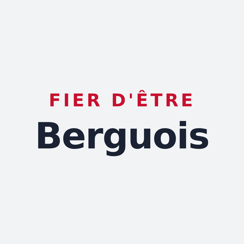 Poster « Fier d'être Berguois » — design pour Bergues