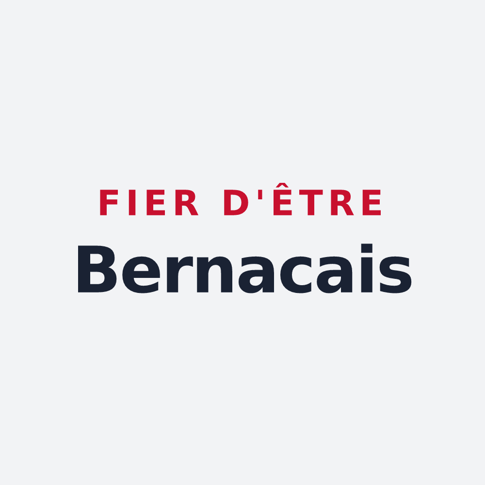 Poster « Fier d'être Bernacais » — design pour Bernac-Dessus