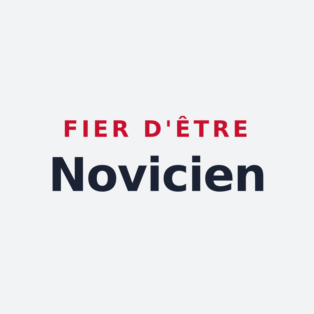 Poster « Fier d'être Novicien » — design pour Bernay-Neuvy-en-Champagne