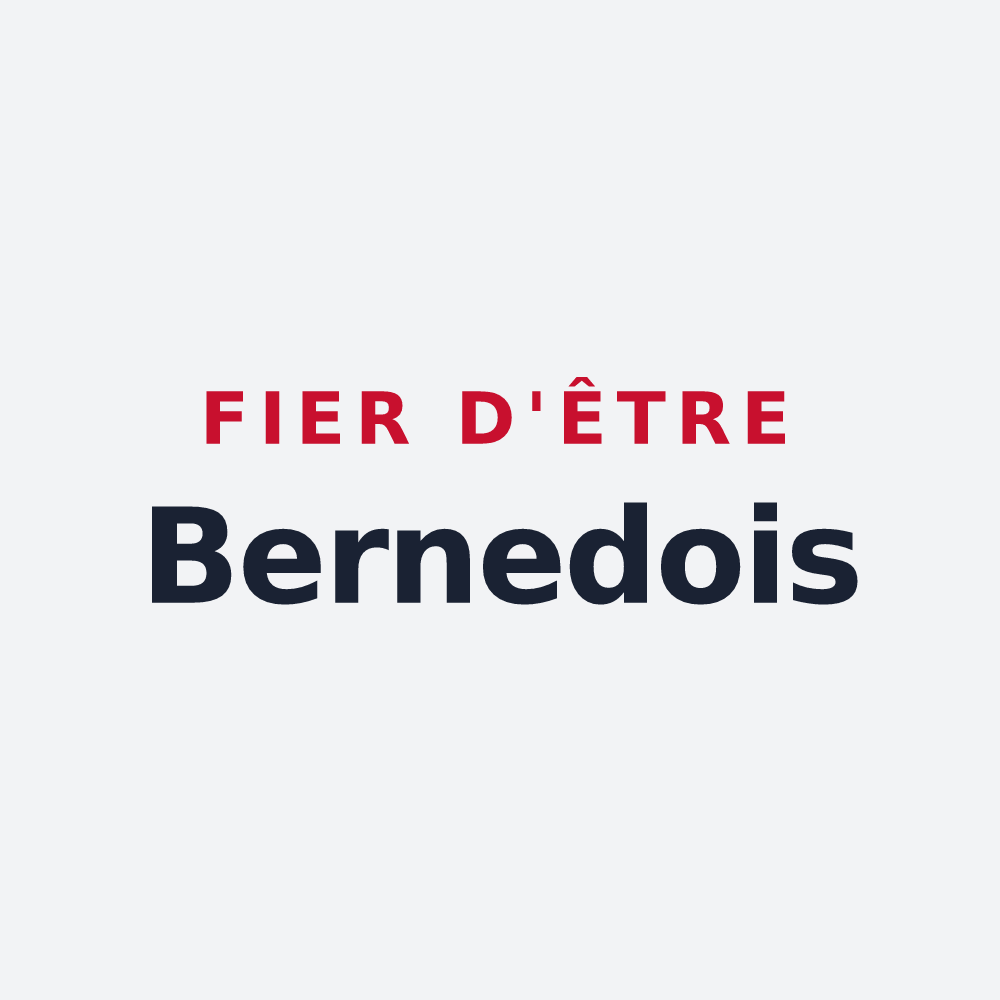 Poster « Fier d'être Bernedois » — design pour Bernède