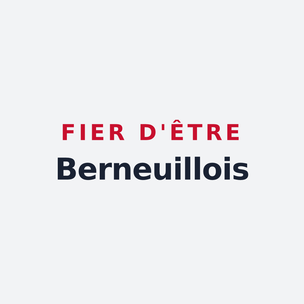 Poster « Fier d'être Berneuillois » — design pour Berneuil